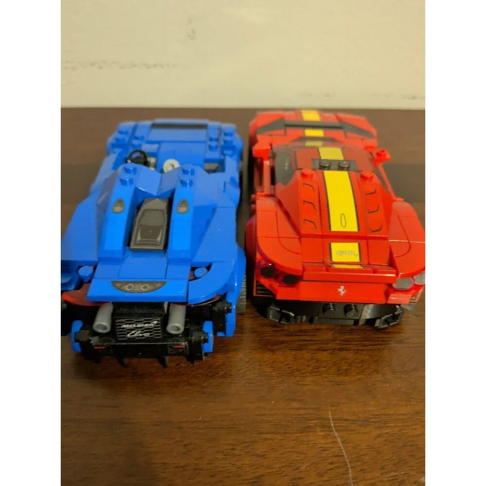 Lego Technic Ferrari And Mclaren As Shown